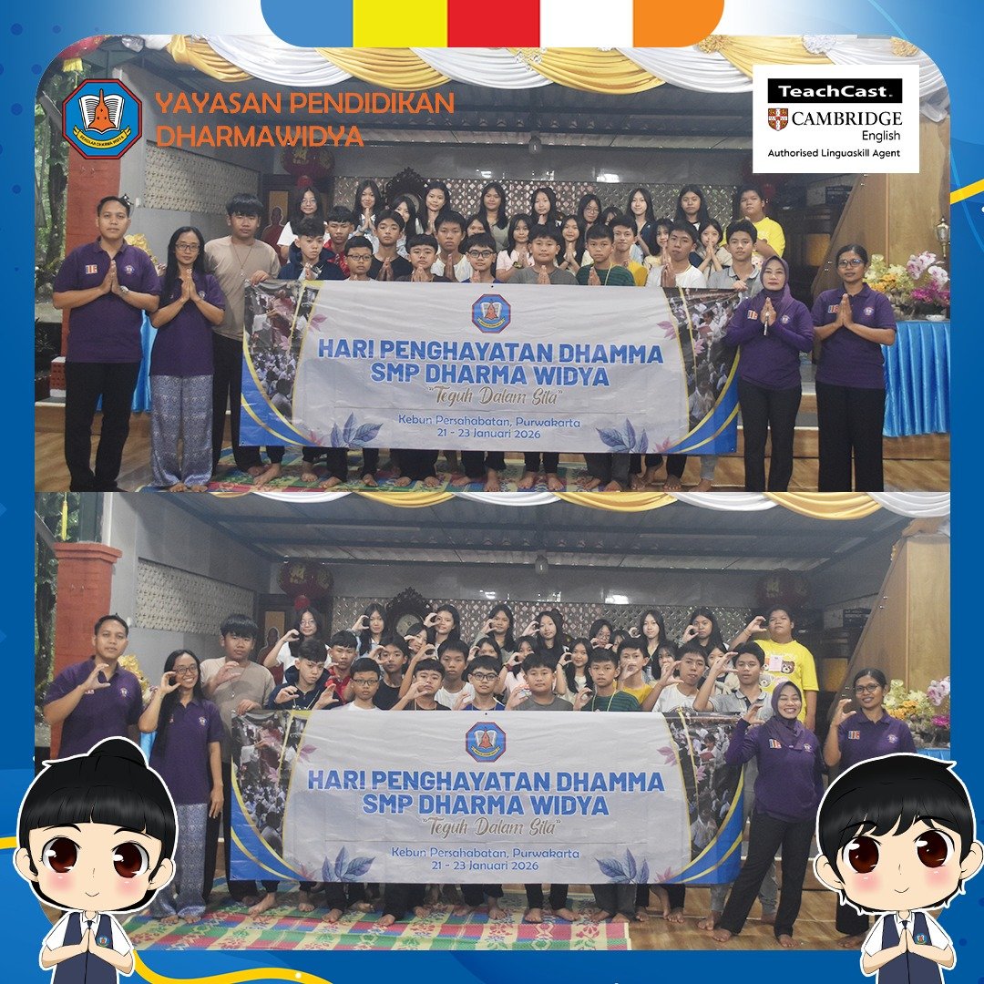 Membangun Karakter Mulia Melalui Hari Penghayatan Dhamma SMP Dharma Widya 2026